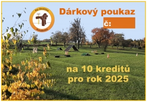 Dárkové poukázky na rok 2025